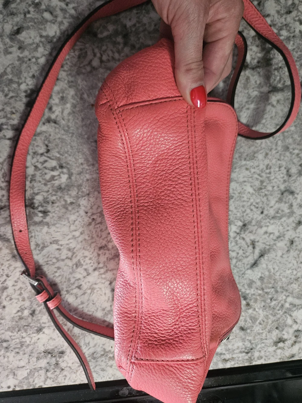 Michael Kors Pink Leather Crossbody Bag